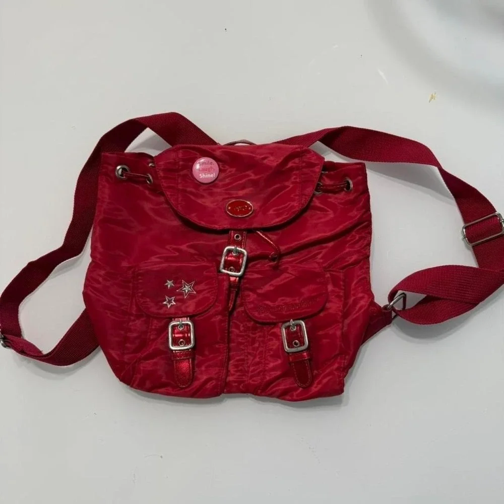 American Girl Doll Red‎ Nylon Backpack Purse – Vintage Accessory